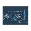 Reflective Devotion Religious Card - Silver Lined White Fastick  Envelope